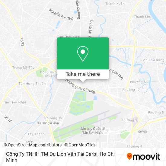 Công Ty TNHH TM Du Lịch Vận Tải Carbi map