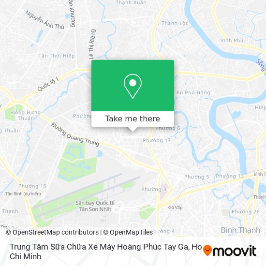 Trung Tâm Sữa Chữa Xe Máy Hoàng Phúc Tay Ga map