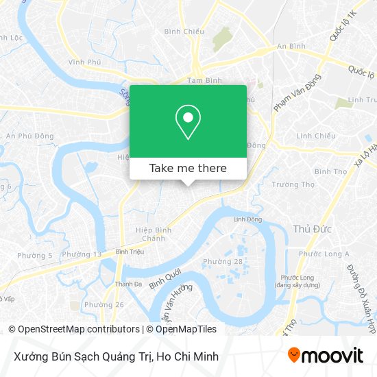 Xưởng Bún Sạch Quảng Trị map