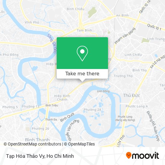 Tạp Hóa Thảo Vy map