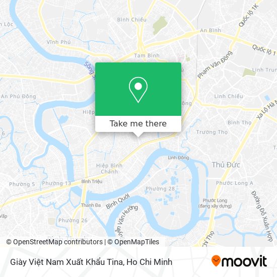 Giày Việt Nam Xuất Khẩu Tina map