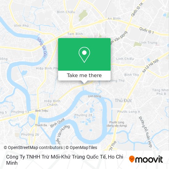 Công Ty TNHH Trừ Mối-Khử Trùng Quốc Tế map