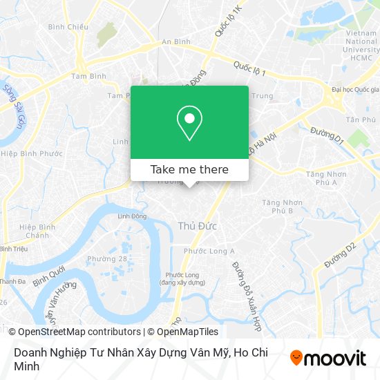 Doanh Nghiệp Tư Nhân Xây Dựng Vân Mỹ map