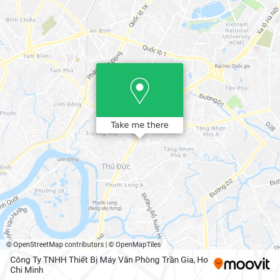 Công Ty TNHH Thiết Bị Máy Văn Phòng Trần Gia map