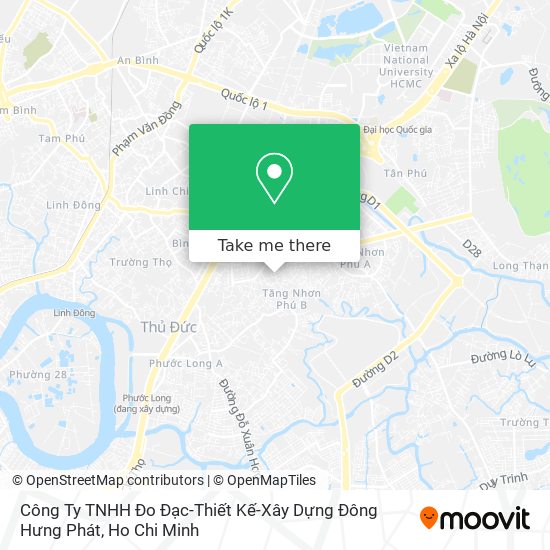 Công Ty TNHH Đo Đạc-Thiết Kế-Xây Dựng Đông Hưng Phát map