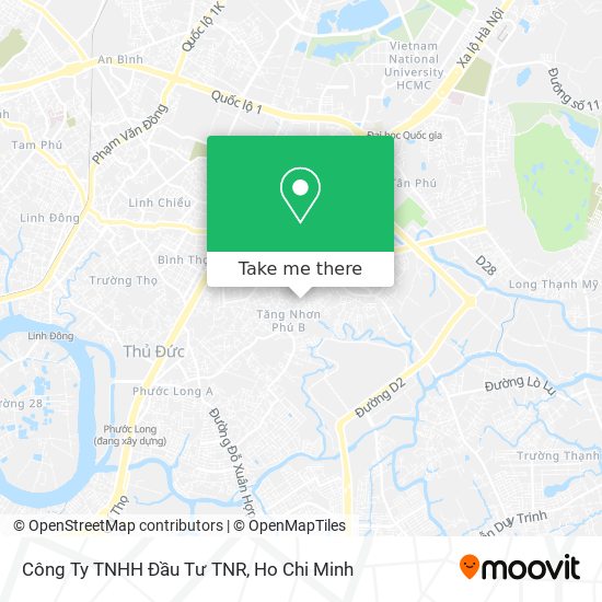 Công Ty TNHH Đầu Tư TNR map