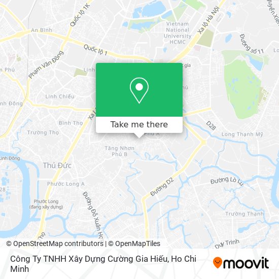 Công Ty TNHH Xây Dựng Cường Gia Hiếu map