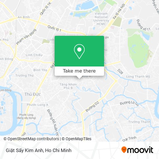 Giặt Sấy Kim Anh map