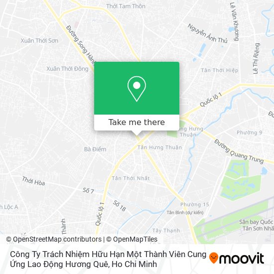 Công Ty Trách Nhiệm Hữu Hạn Một Thành Viên Cung Ứng Lao Động Hương Quê map