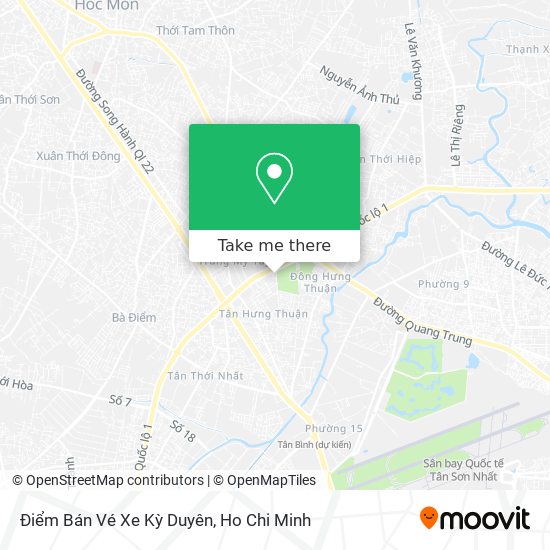 Điểm Bán Vé Xe Kỳ Duyên map