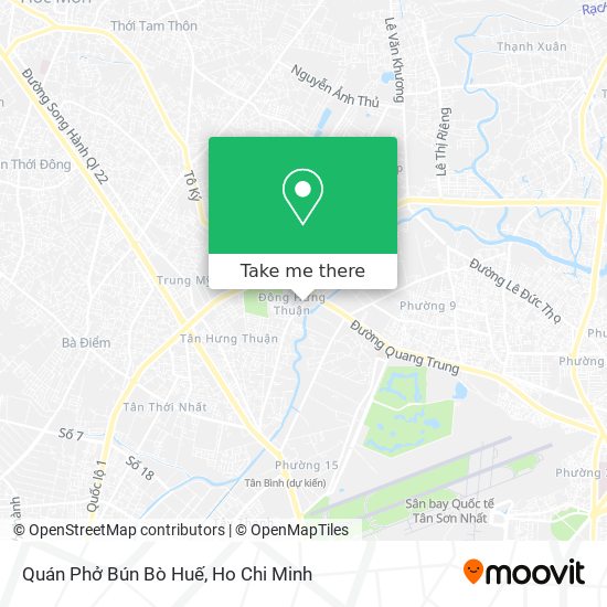 Quán Phở Bún Bò Huế map