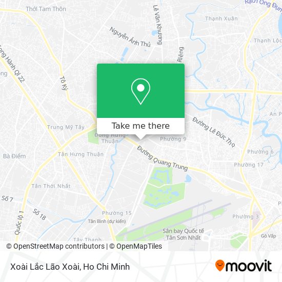 Xoài Lắc Lão Xoài map