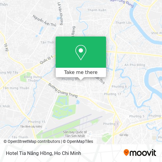 Hotel Tia Nắng Hồng map