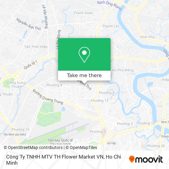 Công Ty TNHH MTV TH Flower Market VN map