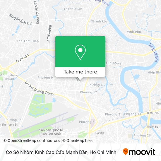 Cơ Sở Nhôm Kính Cao Cấp Mạnh Dần map