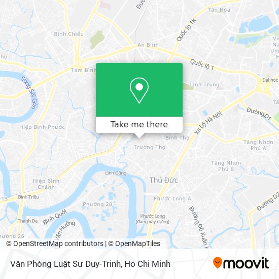 Văn Phòng Luật Sư Duy-Trinh map