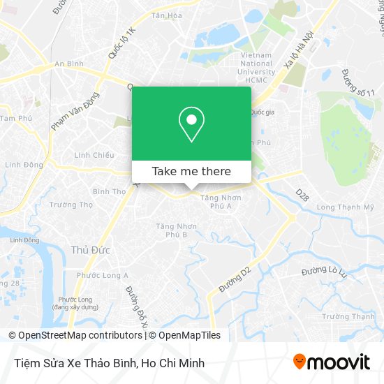 Tiệm Sửa Xe Thảo Bình map