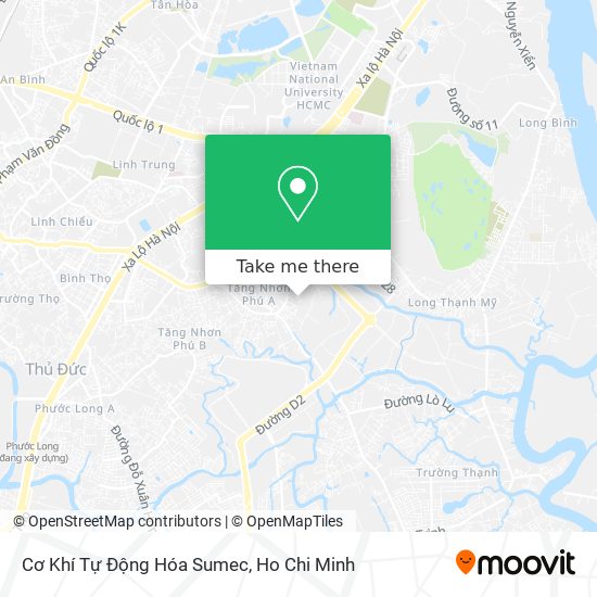 Cơ Khí Tự Động Hóa Sumec map