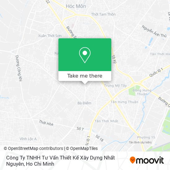 Công Ty TNHH Tư Vấn Thiết Kế Xây Dựng Nhất Nguyên map