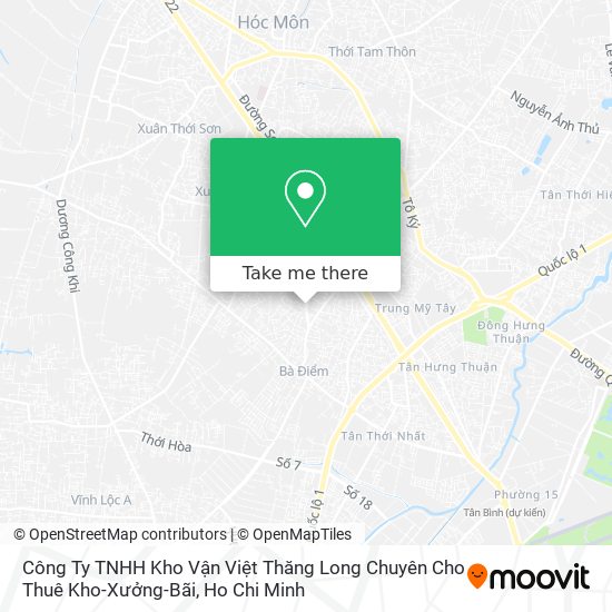 Công Ty TNHH Kho Vận Việt Thăng Long Chuyên Cho Thuê Kho-Xưởng-Bãi map