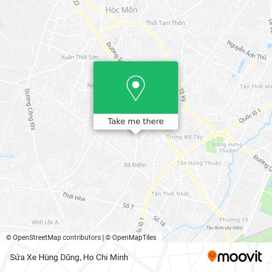 Sửa Xe Hùng Dũng map
