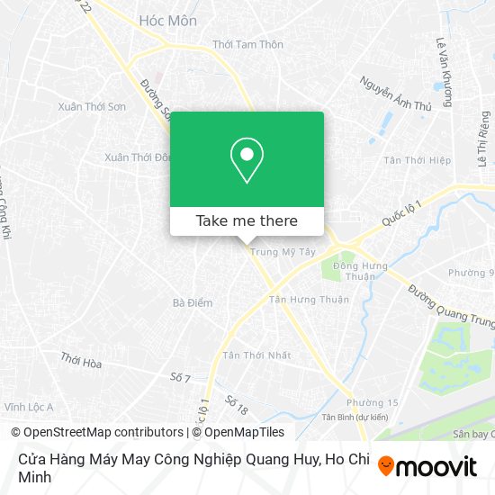 Cửa Hàng Máy May Công Nghiệp Quang Huy map