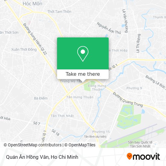 Quán Ăn Hồng Vân map