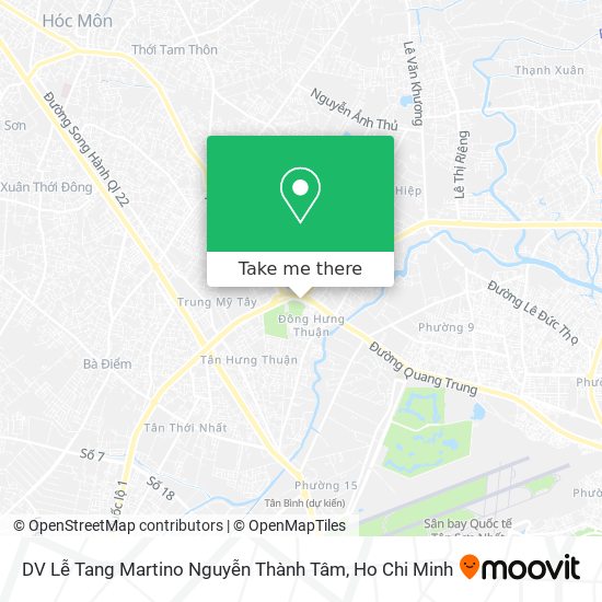 DV Lễ Tang Martino Nguyễn Thành Tâm map