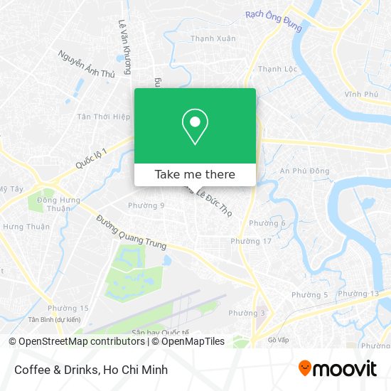 Coffee & Drinks map