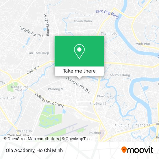 Ola Academy map