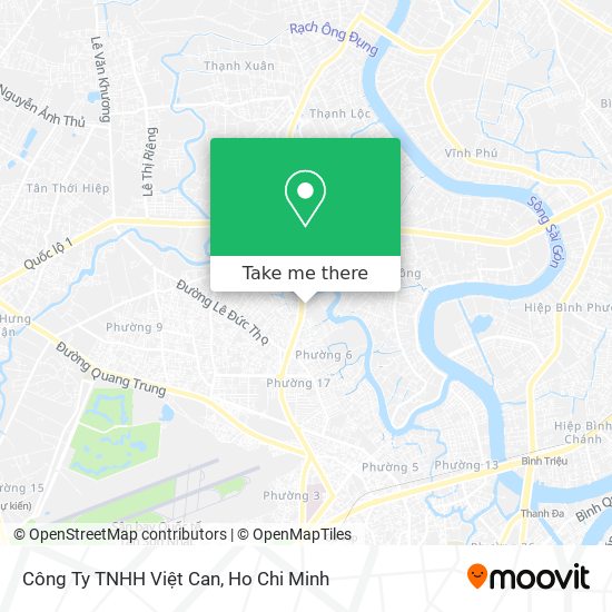 Công Ty TNHH Việt Can map