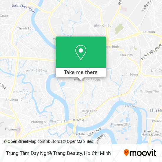 Trung Tâm Dạy Nghề Trang Beauty map