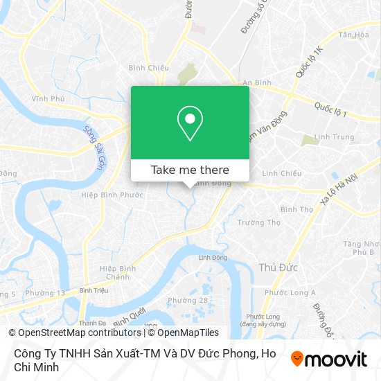 Công Ty TNHH Sản Xuất-TM Và DV Đức Phong map