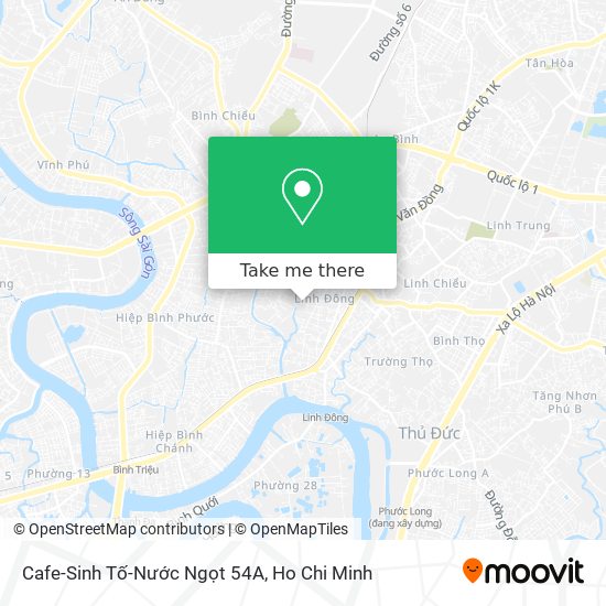 Cafe-Sinh Tố-Nước Ngọt 54A map