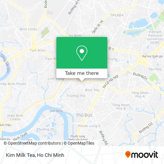 Kim Milk Tea map