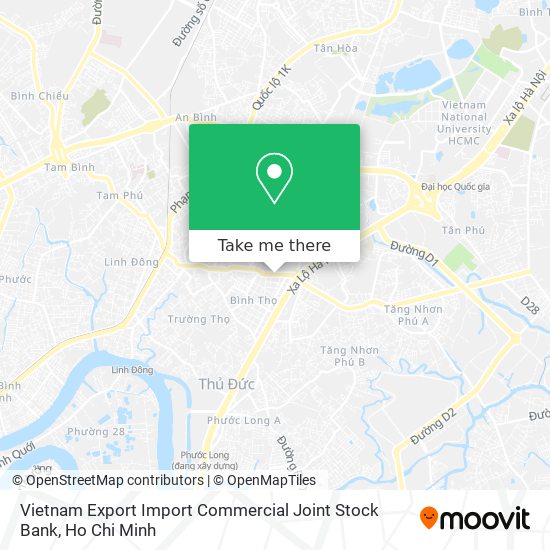 Vietnam Export Import Commercial Joint Stock Bank map