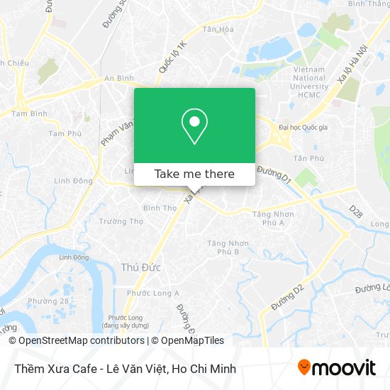 Thềm Xưa Cafe - Lê Văn Việt map