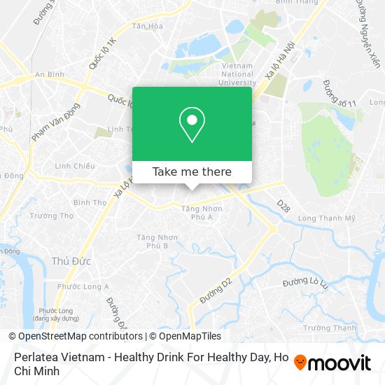 Perlatea Vietnam - Healthy Drink For Healthy Day map