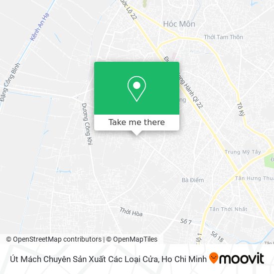 Út Mách Chuyên Sản Xuất Các Loại Cửa map