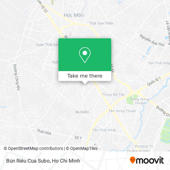 Bún Riêu Cua Subo map