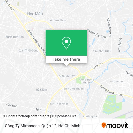 Công Ty Mimasaca, Quận 12 map