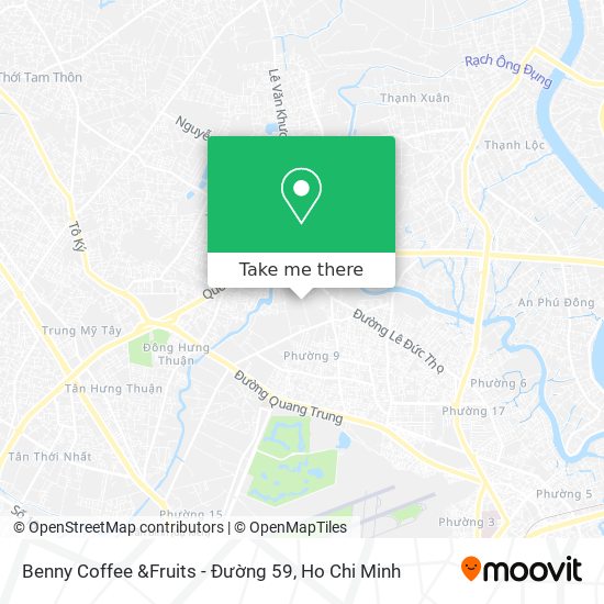 Benny Coffee &Fruits - Đường 59 map