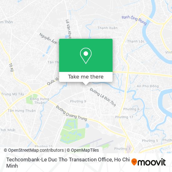 Techcombank-Le Duc Tho Transaction Office map