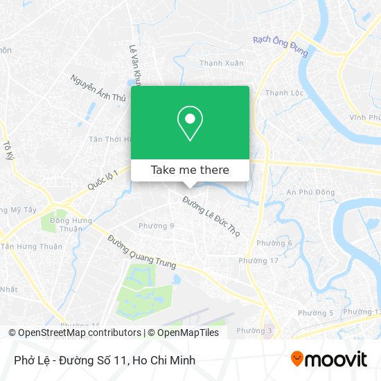 Phở Lệ - Đường Số 11 map
