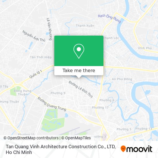 Tan Quang Vinh Architecture Construction Co., LTD map