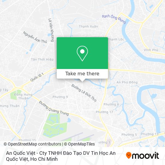An Quốc Việt - Cty TNHH Đào Tạo DV Tin Học An Quốc Việt map