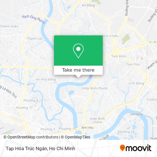 Tạp Hóa Trúc Ngân map