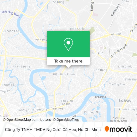 Công Ty TNHH TMDV Nụ Cười Cá Heo map