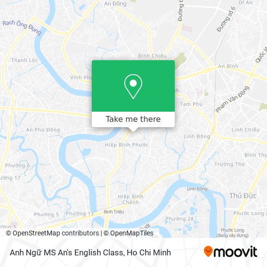 Anh Ngữ MS An's English Class map