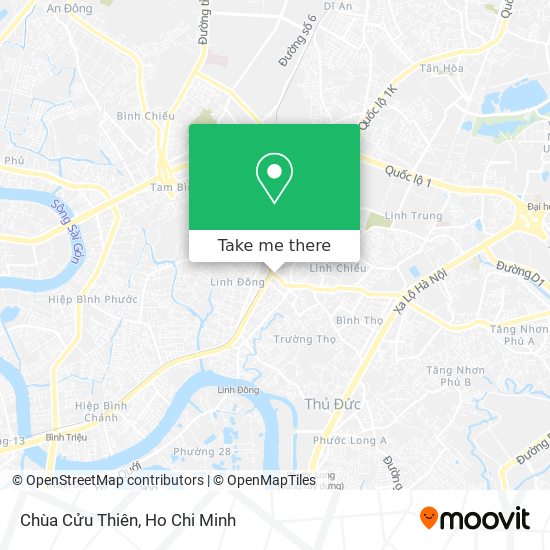 Chùa Cửu Thiên map